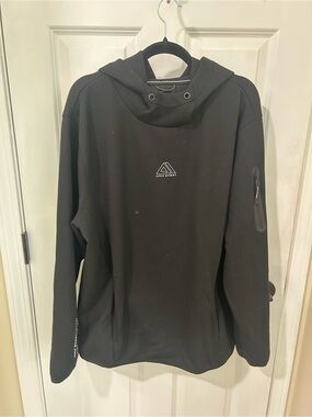 Aeropostale Black Logo Pullover Hoodie